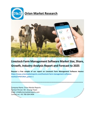 Livestock Farm Management Software Market