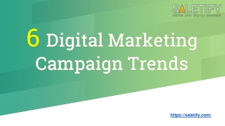 6 Digital Marketing Campaign Trends in 2020