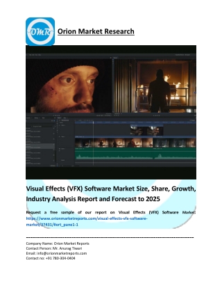 Visual Effects (VFX) Software Market