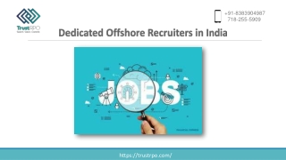 Dedicated Offshore Recruiters in India