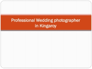 Professional Wedding photographer in Kingaroy