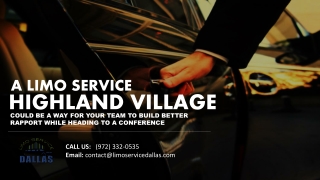 A Limo Service Highland Village Could Be a Way for Your Team to Build Better Rapport While Heading to a Conference