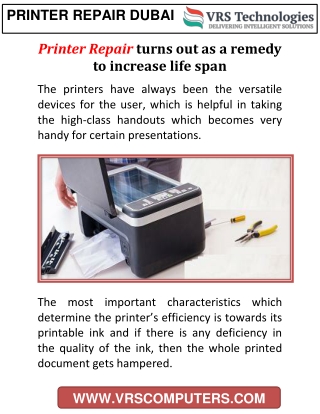 Printer Repair Service in Dubai, Abu Dhabi, Sharjah