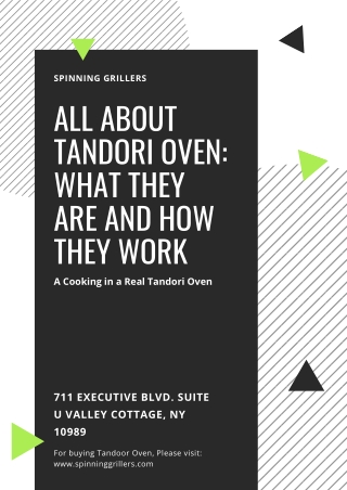 All About Tandori Oven: What They Are and How They Work