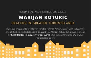 Realtor In Greater Toronto Area, Marijan Koturic