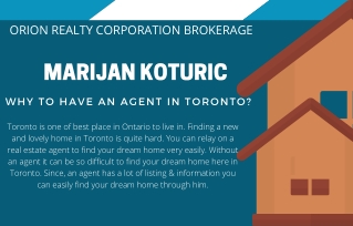 Toronto Real Estate Agent, Marijan Koturic