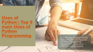Uses of Python | Top 9 main Uses of Python Programming