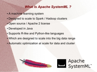 Apache SystemML AI/ML