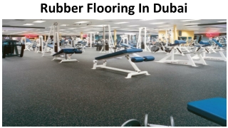 Rubber  Flooring Dubai