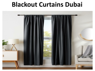 Blackout Curtains Dubai