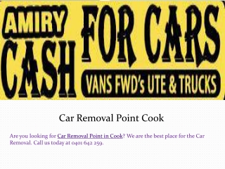 Car Removal Point Cook