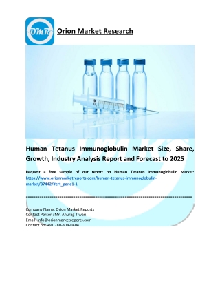 Human Tetanus Immunoglobulin Market