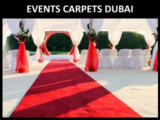 Event  Carpet Dubai