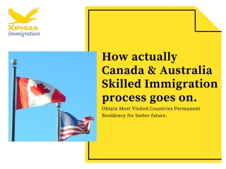 How Actually Canada & Australia Skilled Immigration Process Goes on.