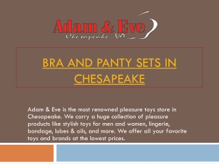 Bra and Panty Sets Store in Chesapeake