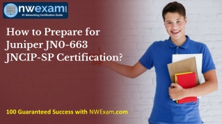 Get Certified in Juniper JN0-663 JNCIP SP Certification