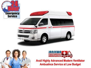 Avail Superb Emergency Ambulance Service in Tatanagar or Bokaro