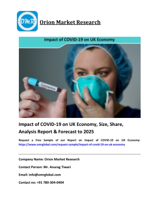 Impact of COVID-19 on UK Economy Growth, Size, Report & Forecast to 2025