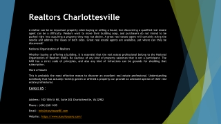 Realtors Charlottesville