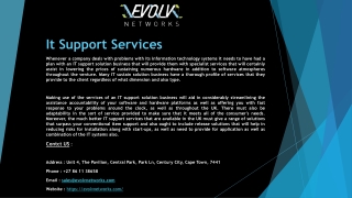 It Support Services