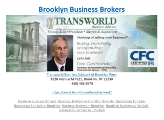 Brooklyn Business Brokers