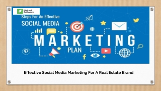 Effective Social Media Marketing For A Real Estate Brand