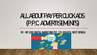 All About Pay Per Click Ads (PPC Ads)