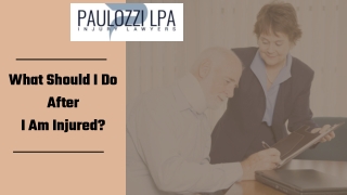 What Should I Do After I Am Injured?