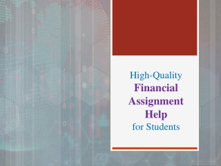 High-Quality Financial Assignment Help for Students