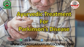 what is the ayurvedic treatment for Parkinson's disease?