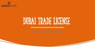 Dubai Trade License