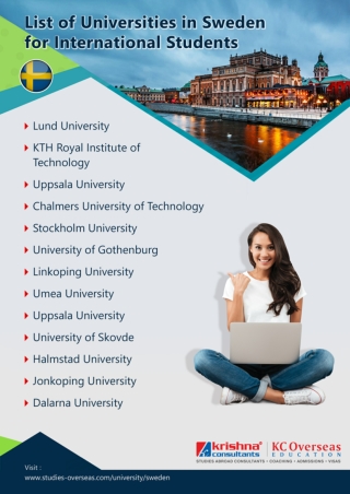 Study in Sweden Universities