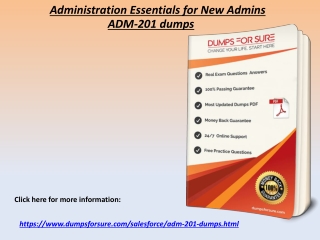 Latest ADM-201 Exam Questions Answers - ADM-201 Dumps PDF DumpsForSure