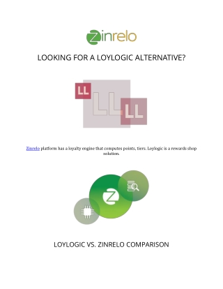 LoyLogic Loyalty Rewards Solution Alternative / Competitors