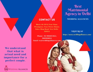 Look At The Best Matrimonial Agency in Delhi