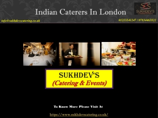 Know Your Best Indian Caterers In London