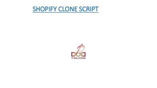 Shopify Clone | Shopify Clone Script | DOD IT SOLUTIONS