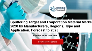 Sputtering Target and Evaporation Material Market 2020 by Manufacturers, Regions, Type and Application, Forecast to 2025