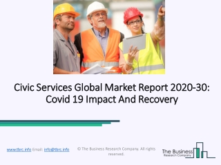 Civic Services Market Growing Popularity And Emerging Trends 2020