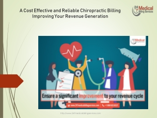 A Cost Effective and Reliable Chiropractic Billing Improving Your Revenue Generation