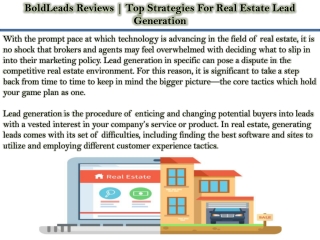 BoldLeads Reviews | Top Strategies For Real Estate Lead Generation