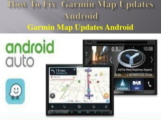 How To Fix  Garmin Map Updates  Android