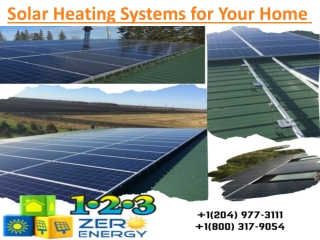 Solar Heating Systems for Your Home