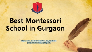 Top Montessori School in Gurgaon