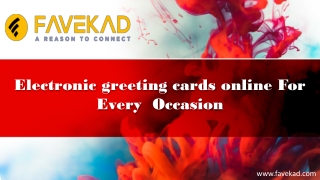 Electronic greeting cards online For Every  Occasion