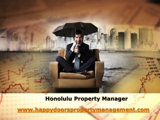 Expert Honolulu Property Manager - www.happydoorspropertymanagement.com