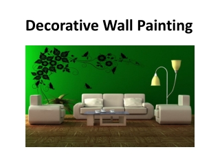 Decorative Wall Painting Dubai