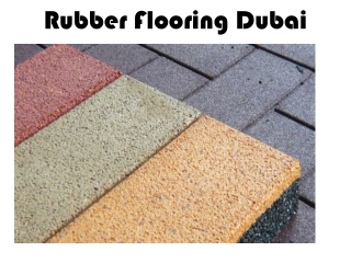 Rubber Flooring In UAE