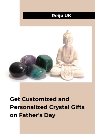 Get Customized and Personalized Crystal Gifts on Father's Day