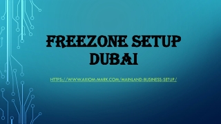 Freezone setup Dubai